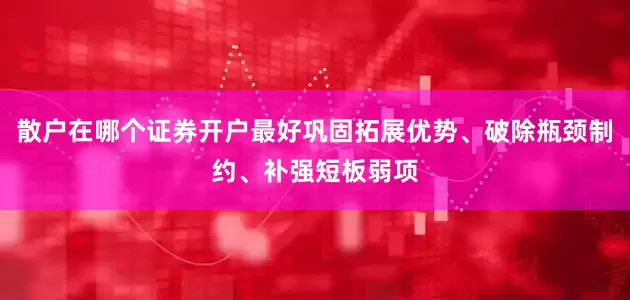 散户在哪个证券开户最好巩固拓展优势、破除瓶颈制约、补强短板弱项