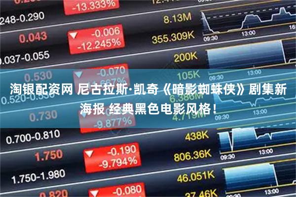 淘银配资网 尼古拉斯·凯奇《暗影蜘蛛侠》剧集新海报 经典黑色电影风格！